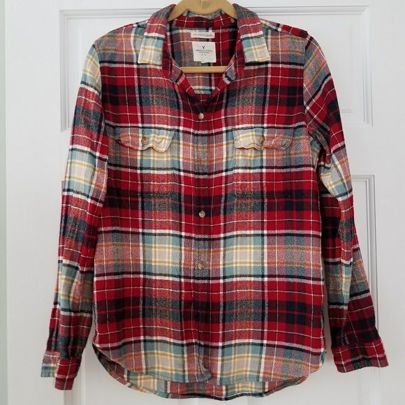 American Eagle Outfitters Tops - American Eagle Amazing Soft Flannel